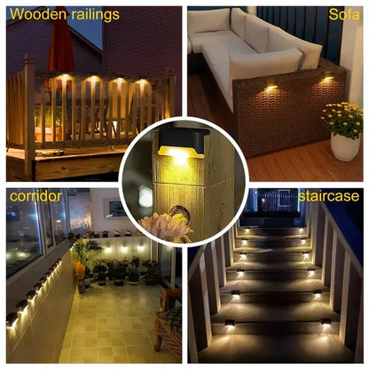 Solar Powered Waterproof Deck Lights for Outdoors